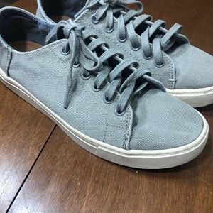 Gray TOMS Canvas Tennis Shoes